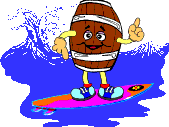 Billy Barrel surfs the net